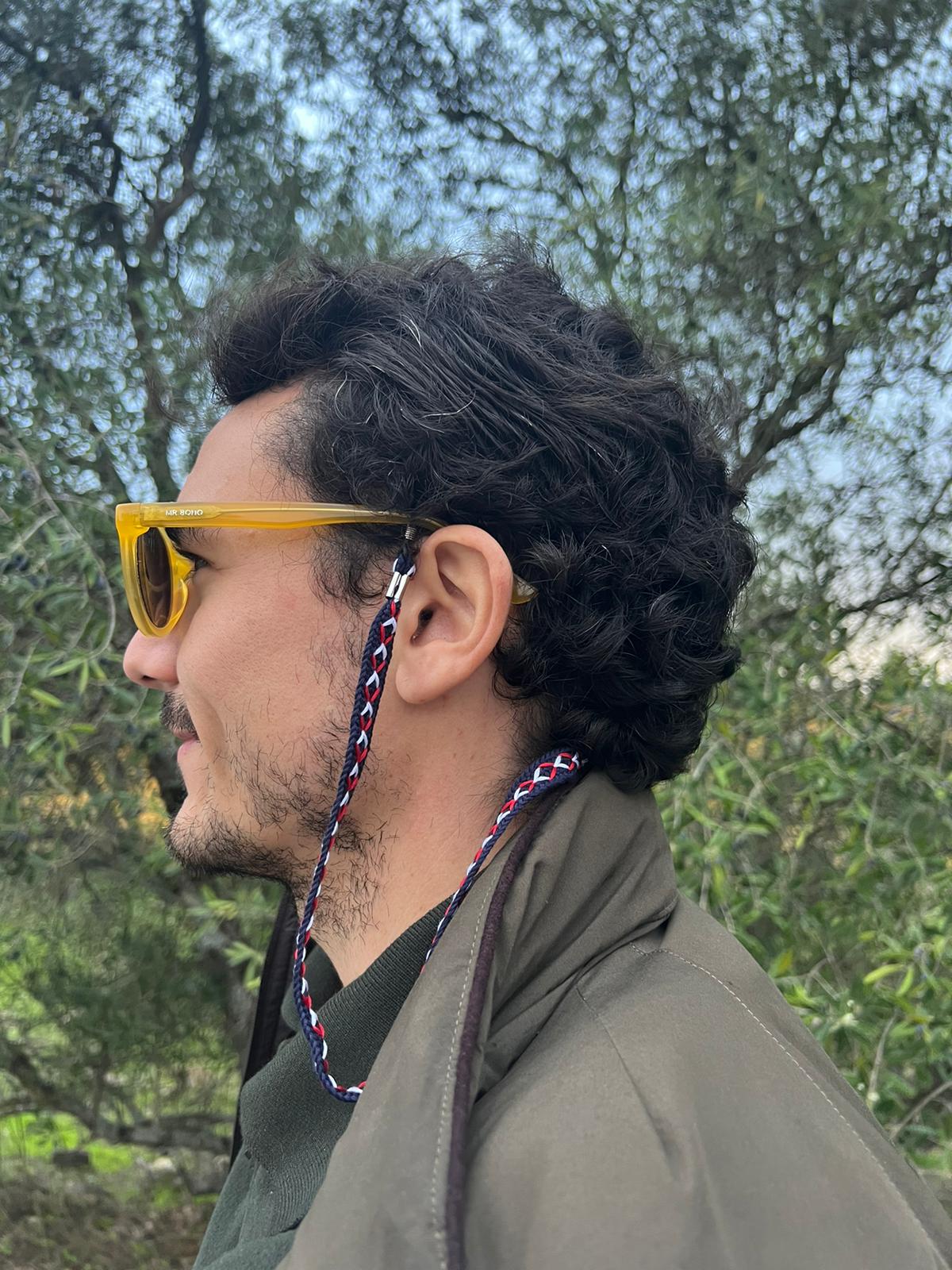 Cuerda de gafas Calma - Azul Marino