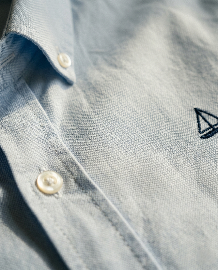 Camisa Oxford Azul