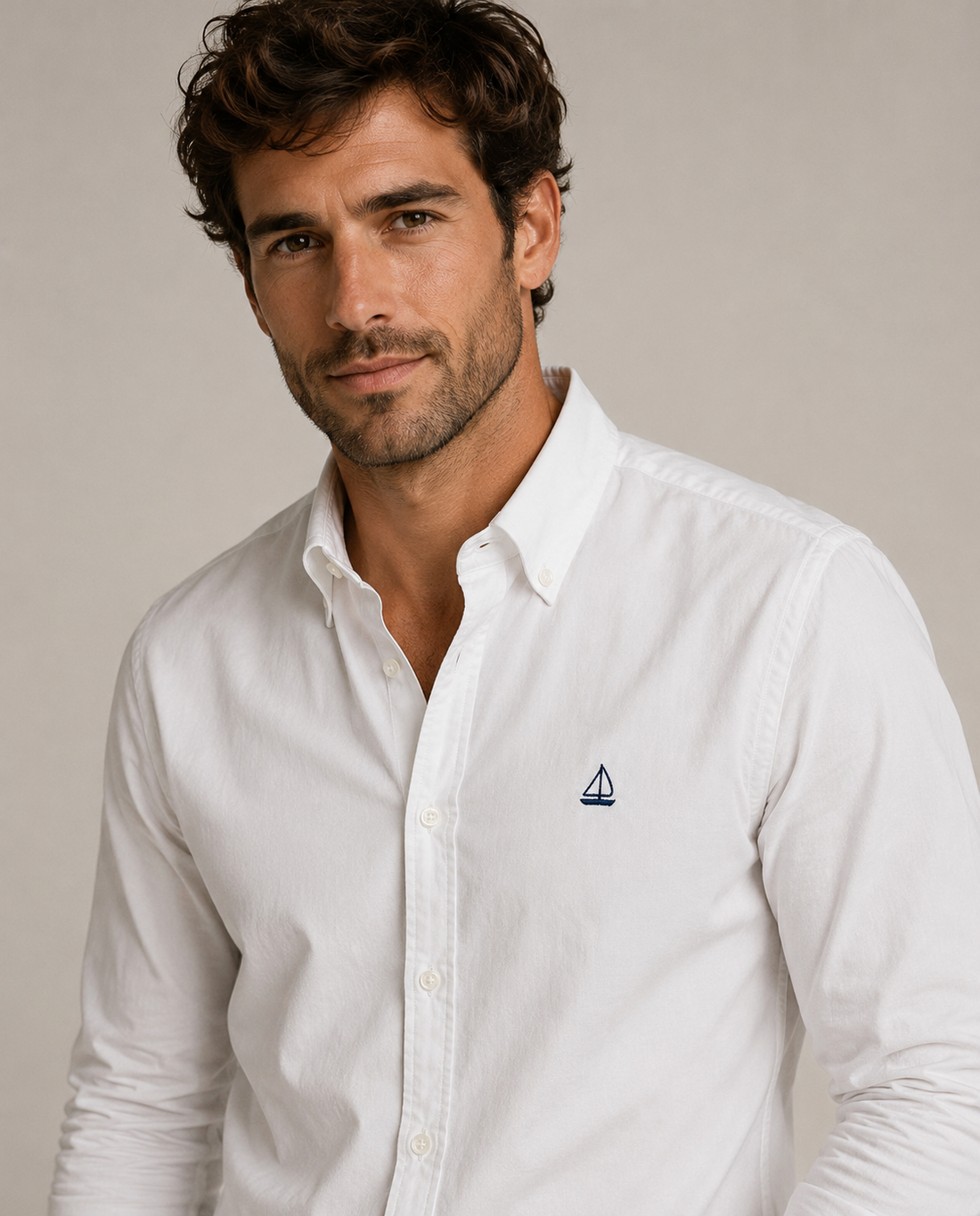 Camisa Oxford Blanca