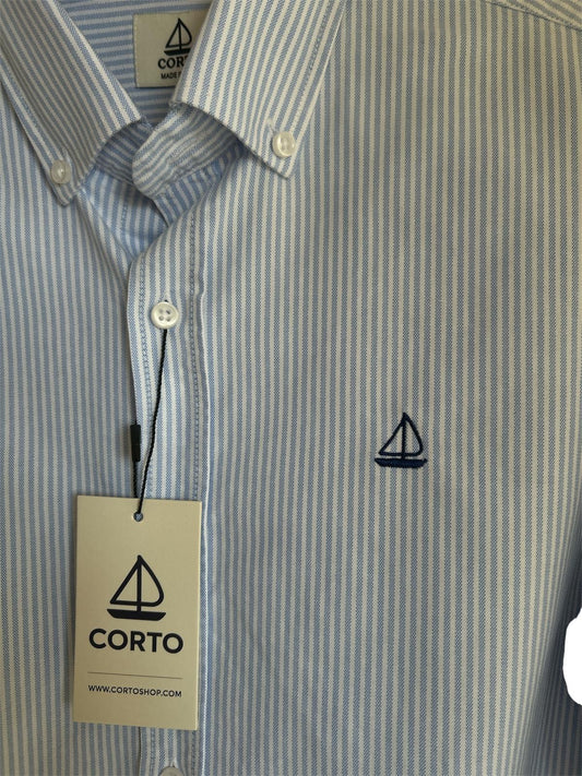 Camisa de Rayas Azul