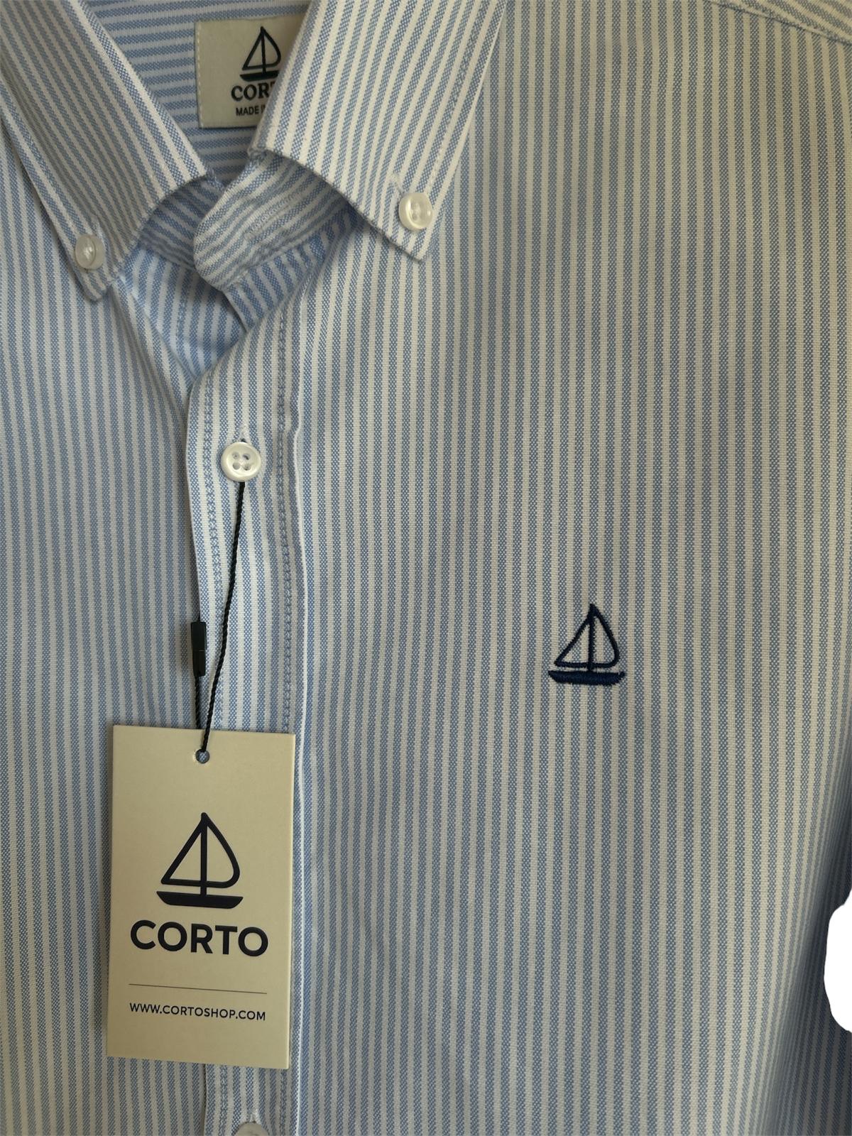 Camisa de Rayas Azul