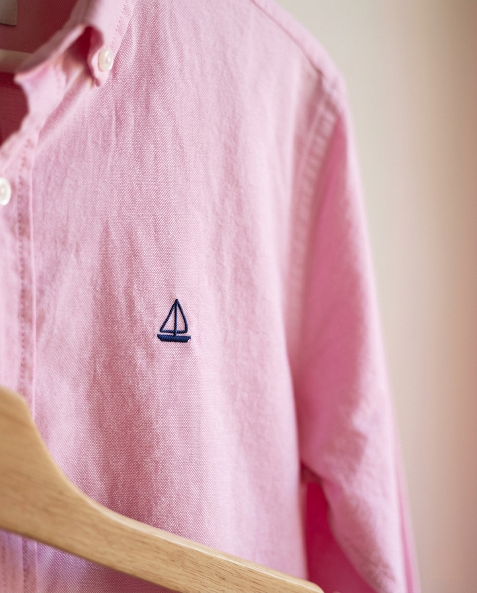 Camisa Oxford Rosa