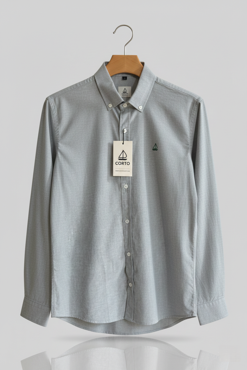 Camisa Oxford Verde