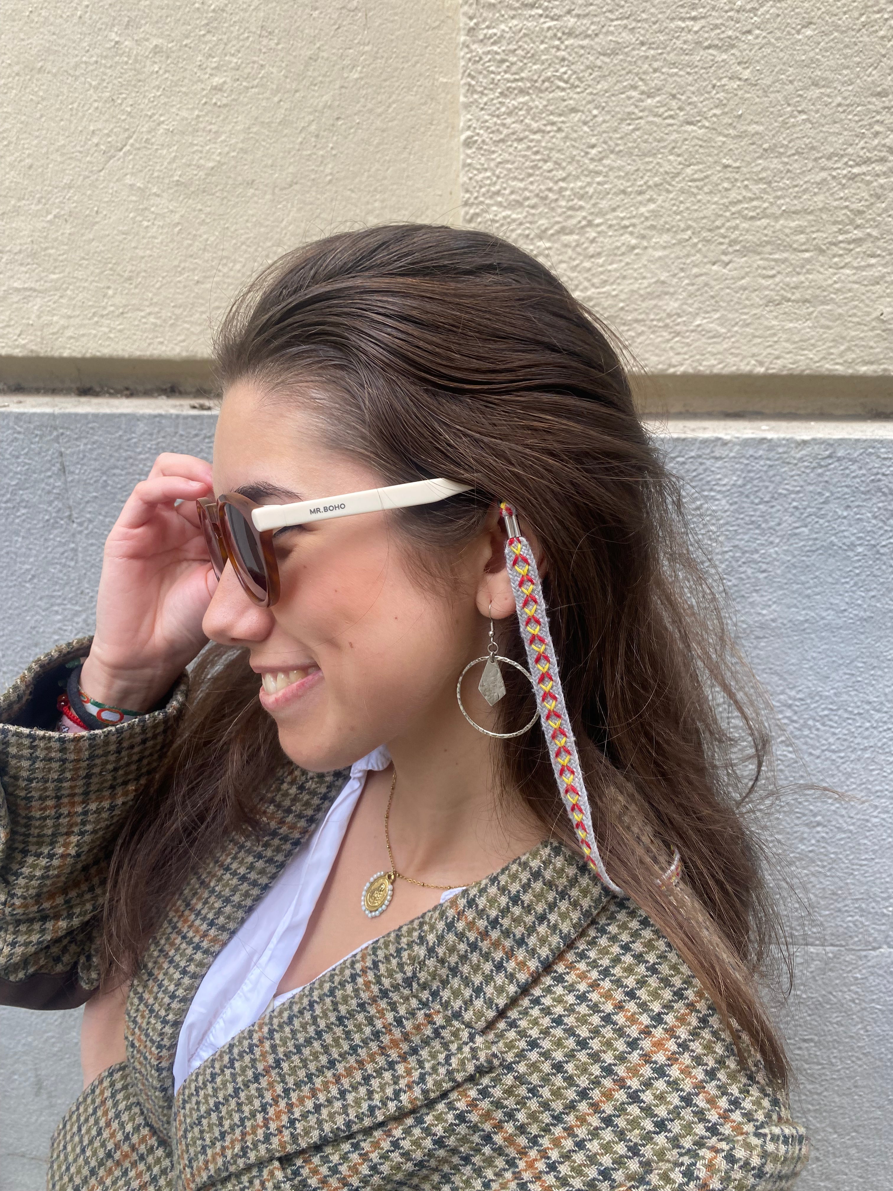 Cuerda de gafas Calma - Gris