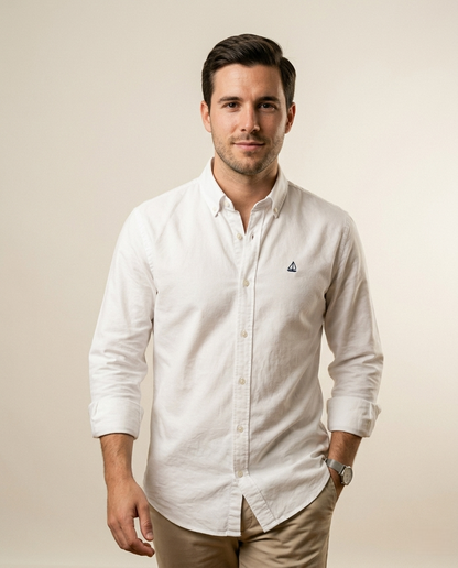 Camisa Oxford Blanca
