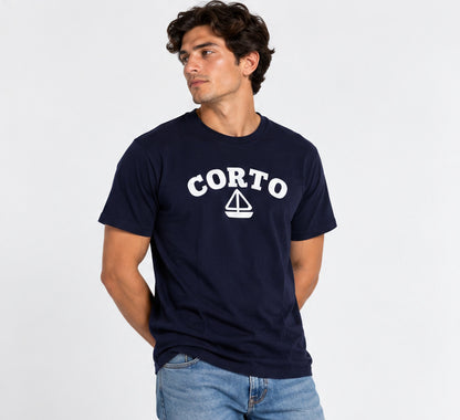 Camiseta Corto Sailing Puff - Azul Marino