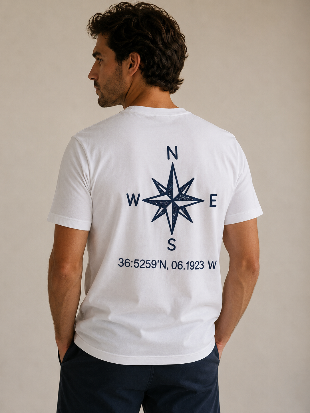 Camiseta Rumbo Norte Blanca