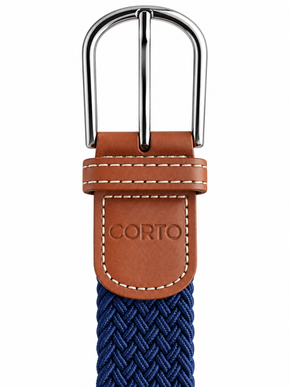 Cinturón Trenzado CORTO Azul