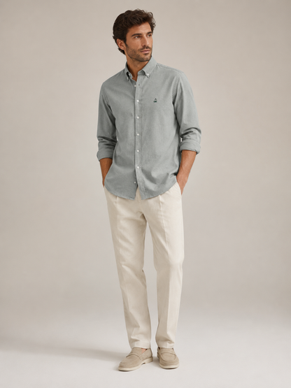 Camisa Oxford Verde