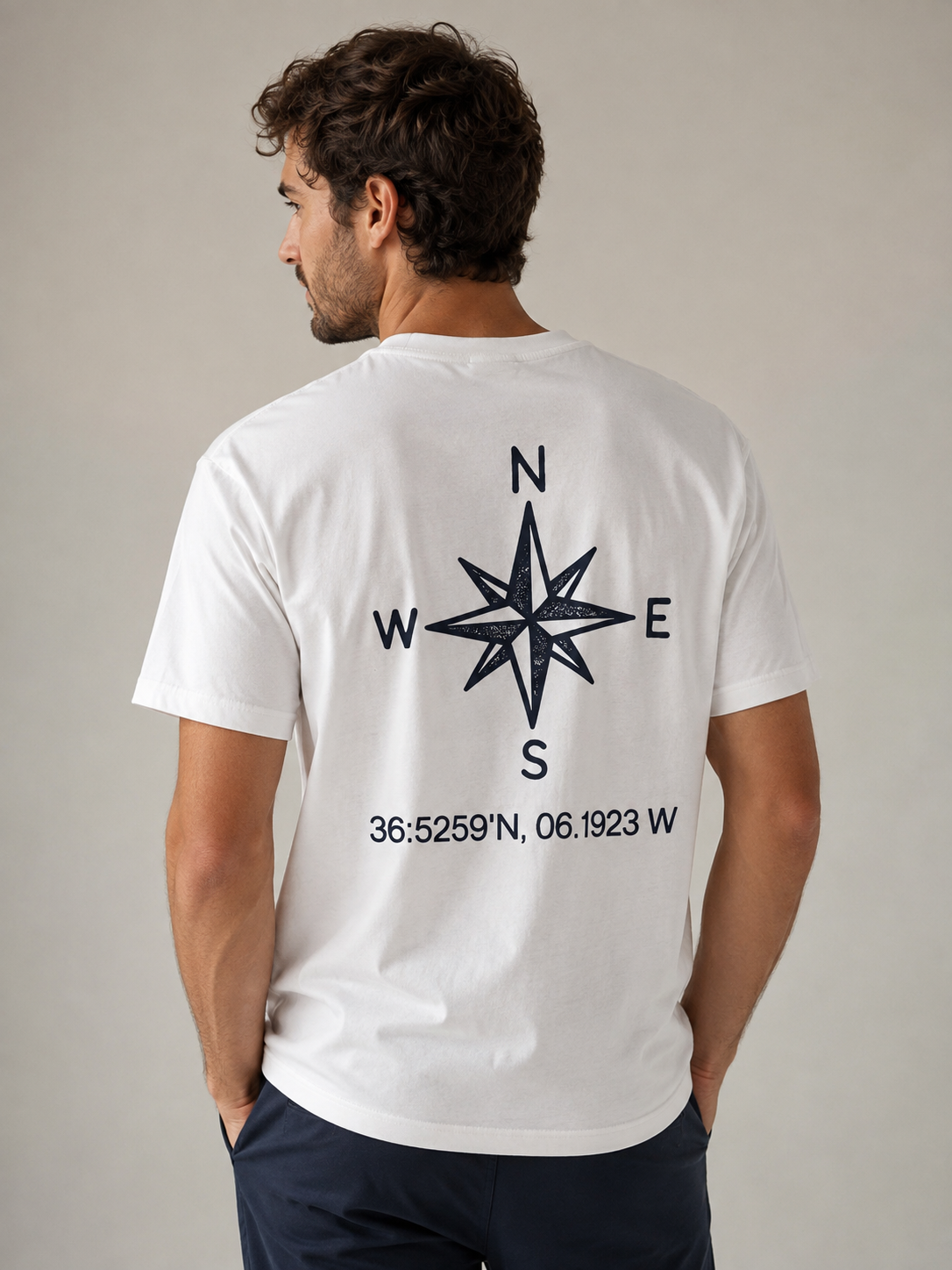 Camiseta Rumbo Norte Blanca