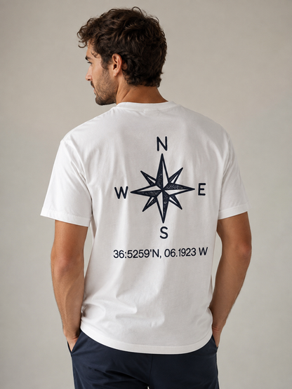 Camiseta Rumbo Norte Blanca