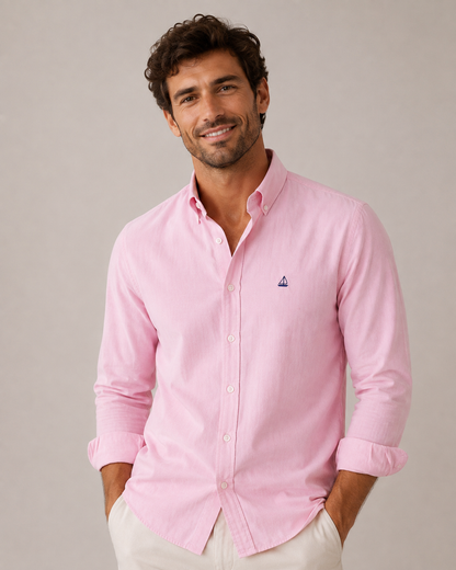 Camisa Oxford Rosa