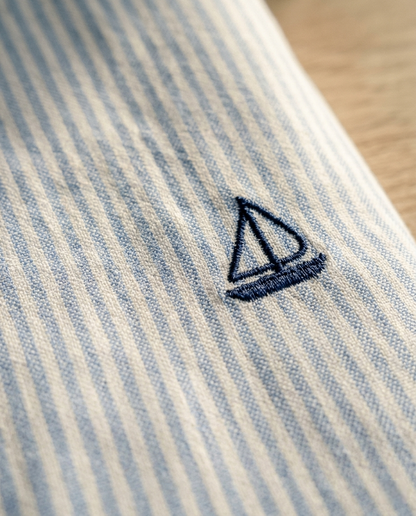 Camisa de Rayas Azul