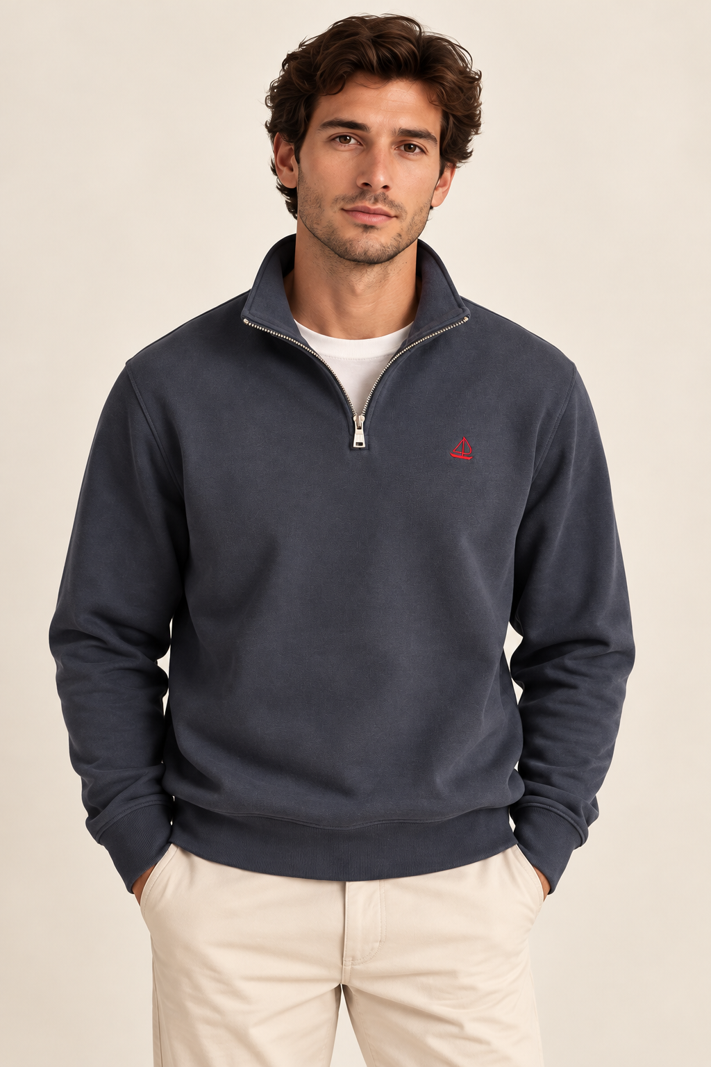 Sudadera Oversize Azul Marino