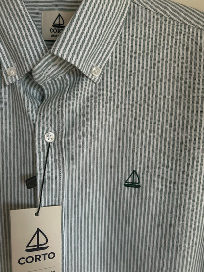 Camisa de Rayas Verde