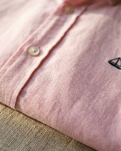 Camisa Oxford Rosa