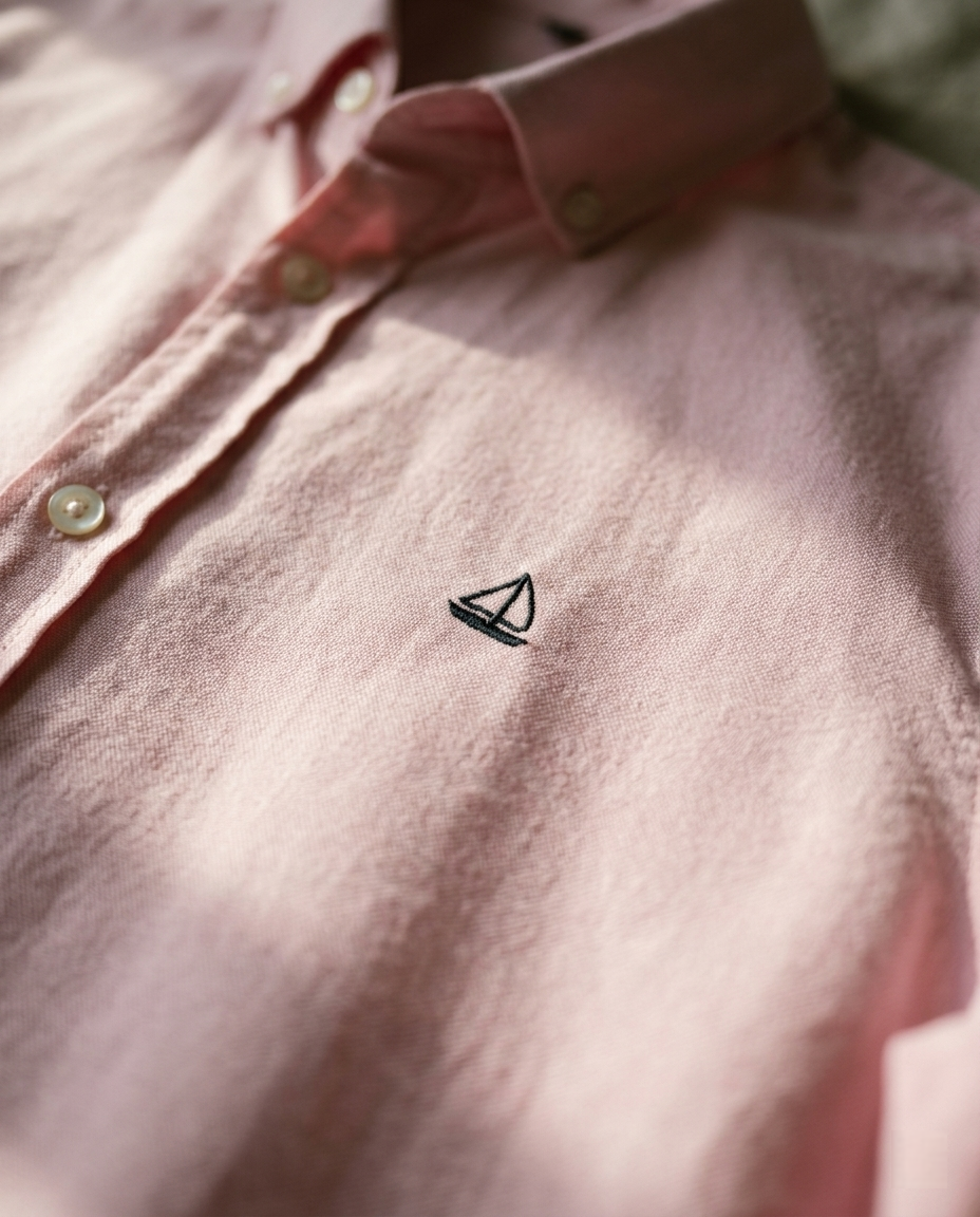 Camisa Oxford Rosa