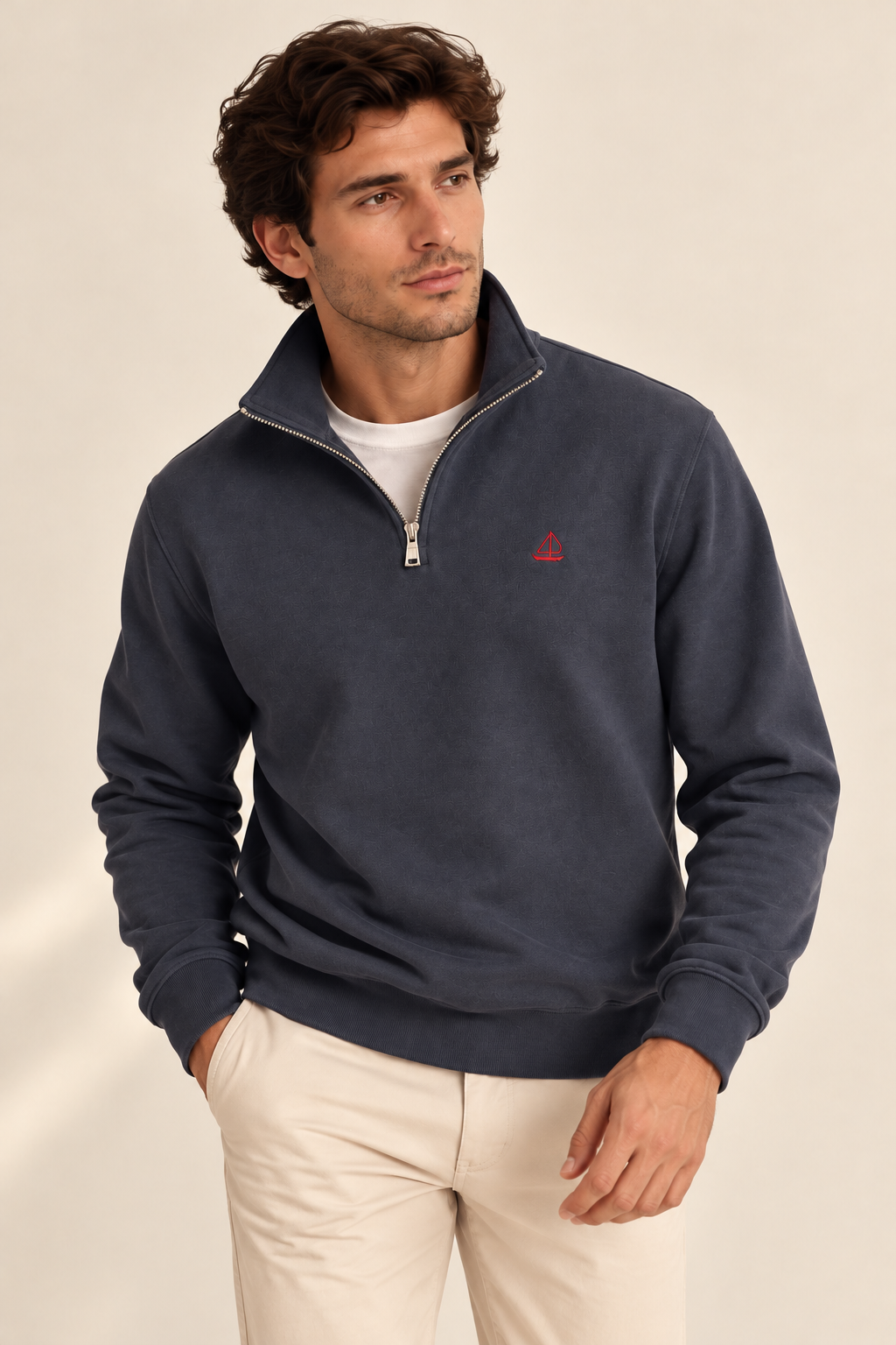 Sudadera Oversize Azul Marino