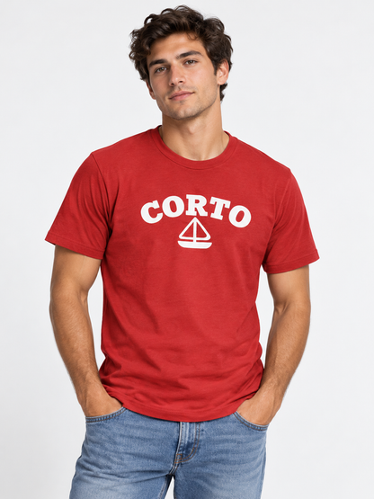Camiseta Corto Sailing Puff - Roja