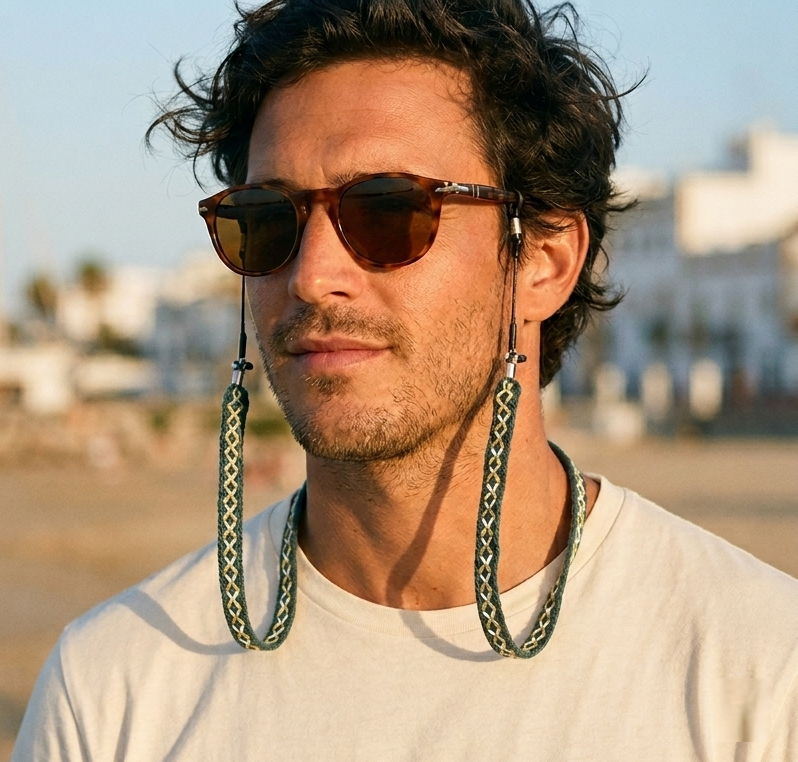 Cuerda de gafas Calma - Verde