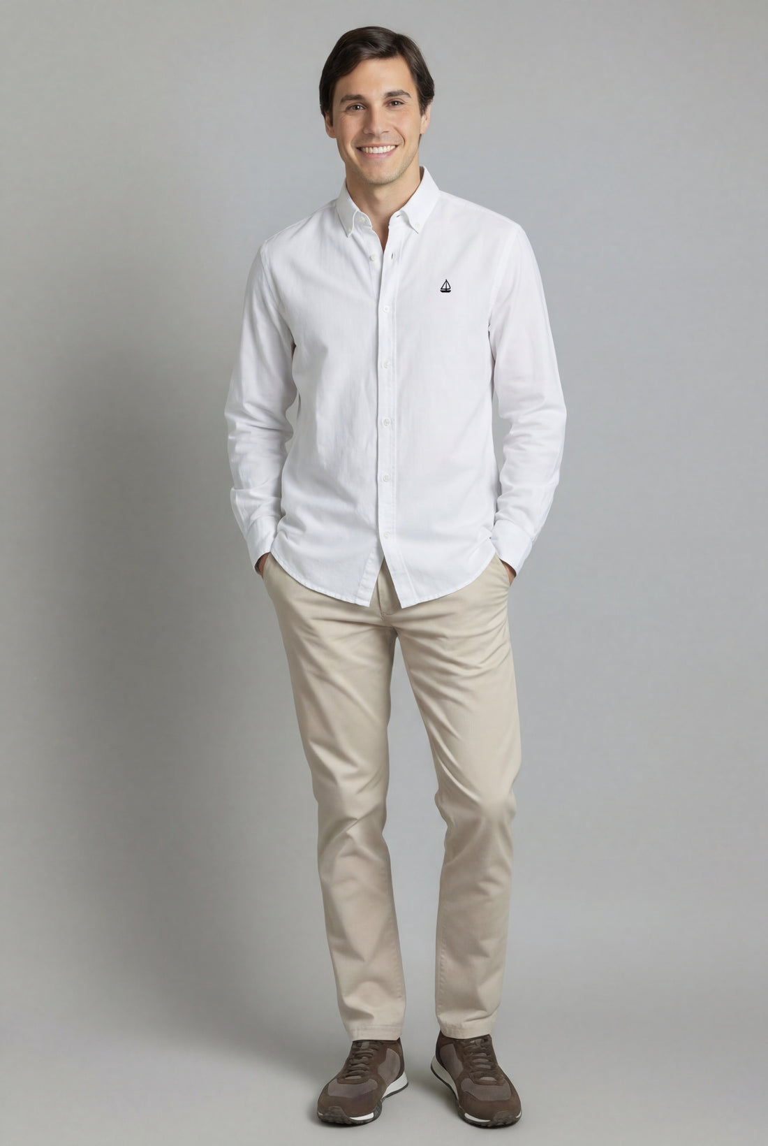 Camisa Oxford Blanca